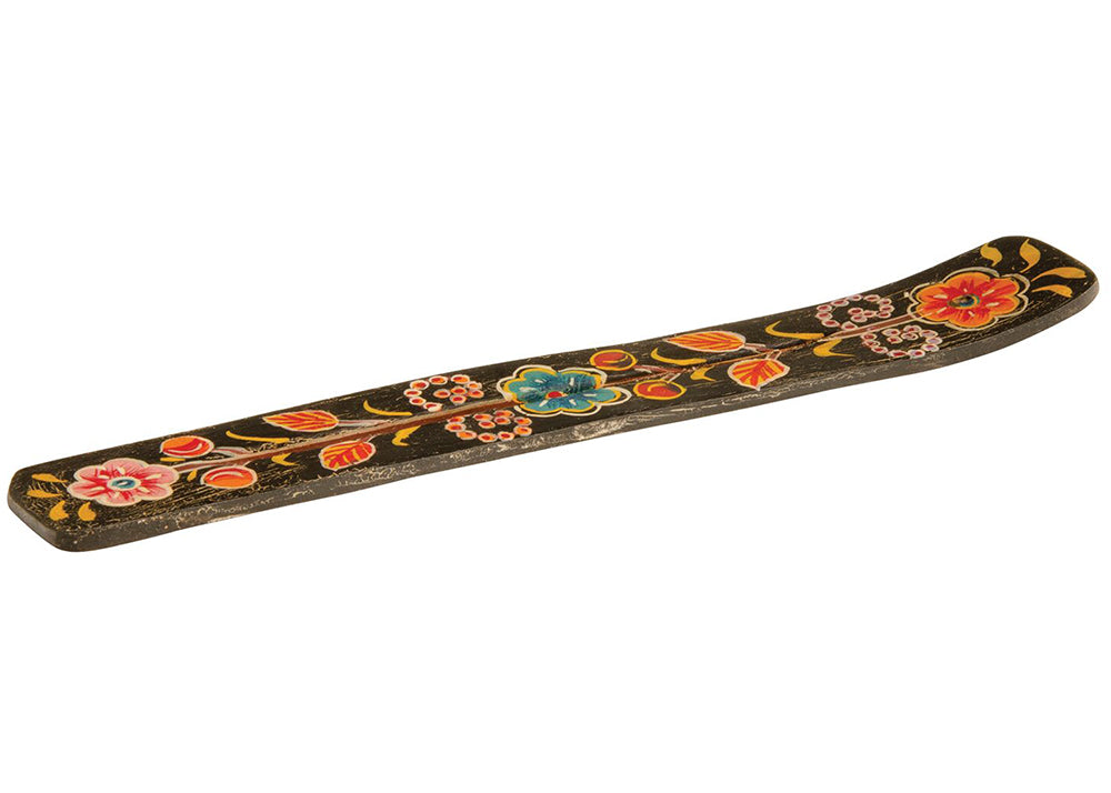 Namaste Hand Painted Incense Holder | Black