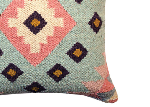 Good Weave Jovita Geo Handloom Kilim Cushion | 50 x 50 cm