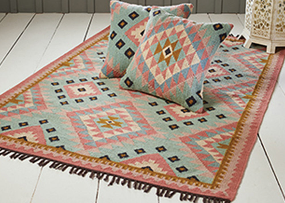 Good Weave Jovita Handloom Kilim Cushion | 50 x 50 cm