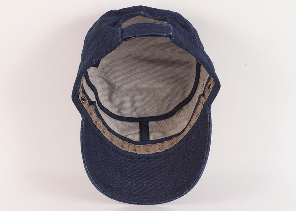 Mousqueton Canvas Breton Cap | Marine