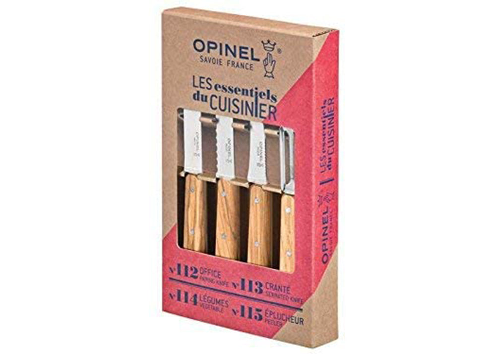 Opinel Kitchen Knife Set | Olive Wood