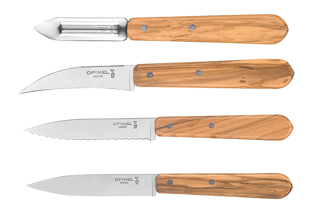 Opinel Kitchen Knife Set | Olive Wood