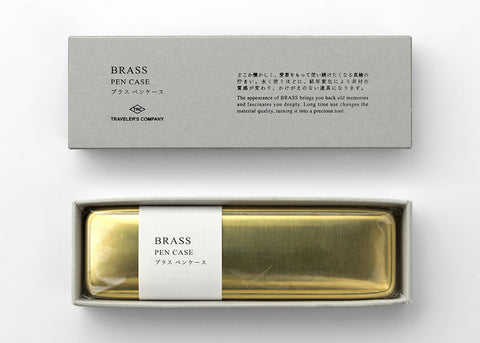 Traveller's Company Brass Pen Case