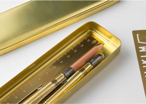 Traveller's Company Brass Pen Case