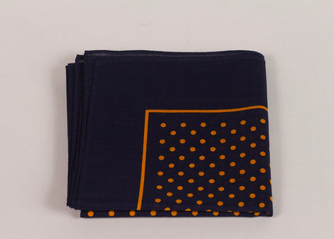 Shopkeeper Studio Navy Spot Bandana | Matisse Yellow