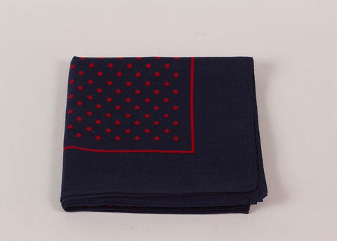 Shopkeeper Studio Navy Spot Bandana | Picasso Red