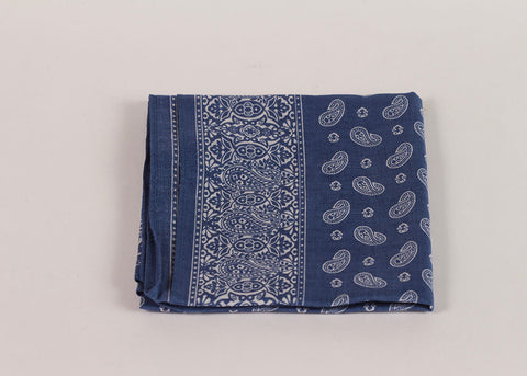 Shopkeeper Studio Paisley Bandana | Smoke Blue