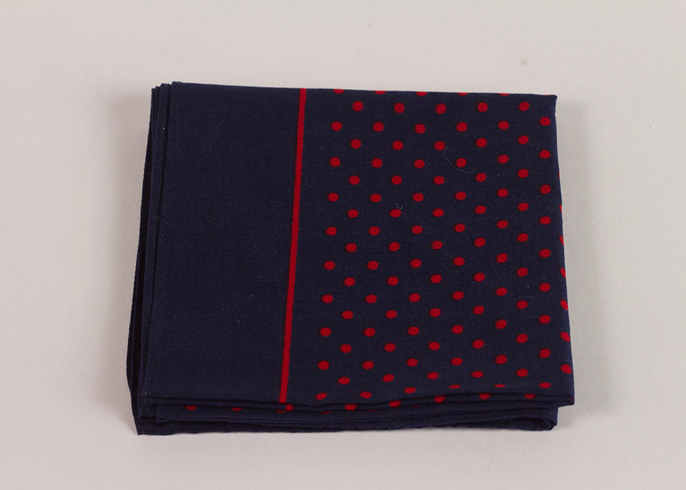 Shopkeeper Studio Navy Spot Bandana | Picasso Red