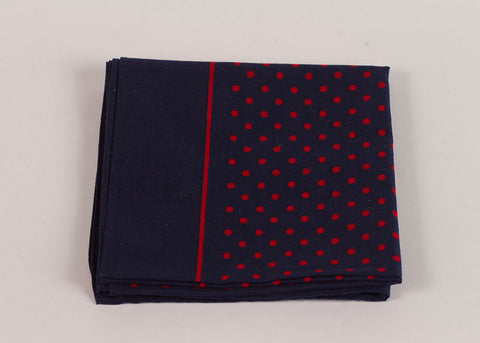 Shopkeeper Studio Navy Spot Bandana | Picasso Red