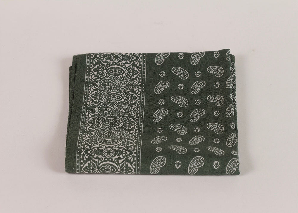 Shopkeeper Studio Paisley Bandana | Sage Green