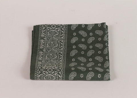 Shopkeeper Studio Paisley Bandana | Sage Green