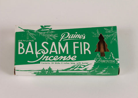 Paines Incense Balsam Fir | Incense Box