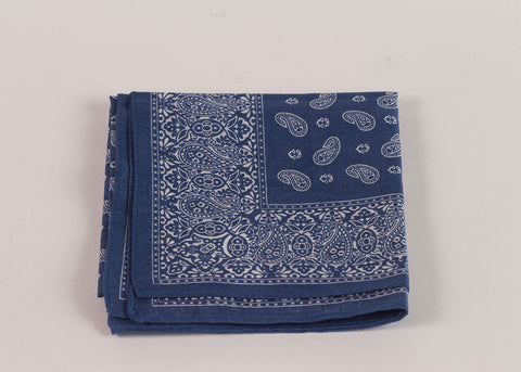Shopkeeper Studio Paisley Bandana | Smoke Blue