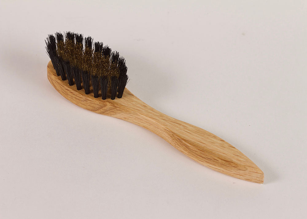 Bürstenhaus Redecker Suede Shoe Brush | Natural Horsehair & Oak