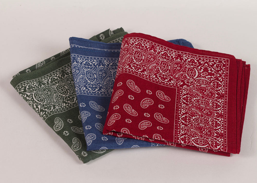 Shopkeeper Studio Paisley Bandana | Sage Green