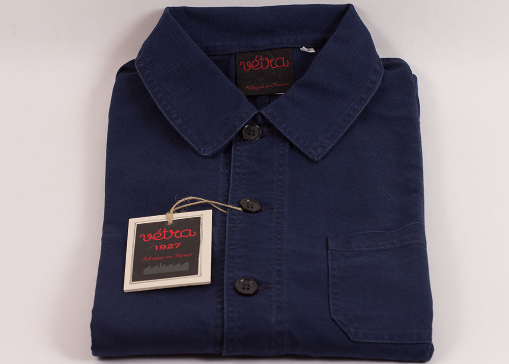 Vetra No.04 Cotton Twill Work Jacket | Navy
