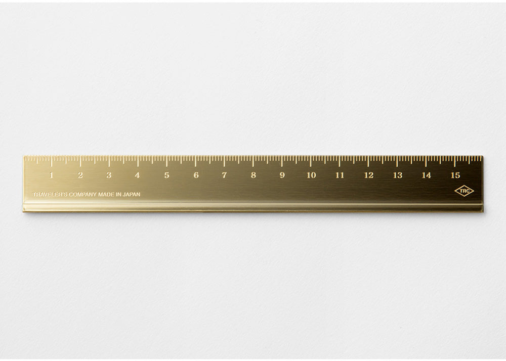Traveller's Company Brass Ruler