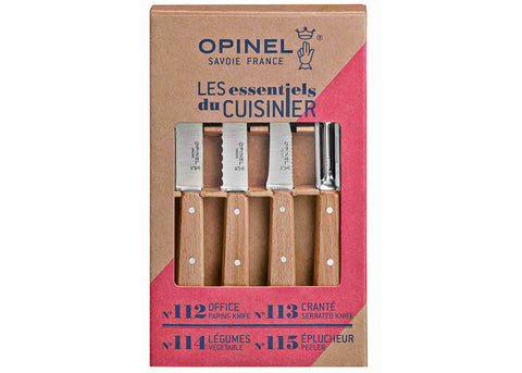 Opinel Kitchen Knife Set | Beech Wood