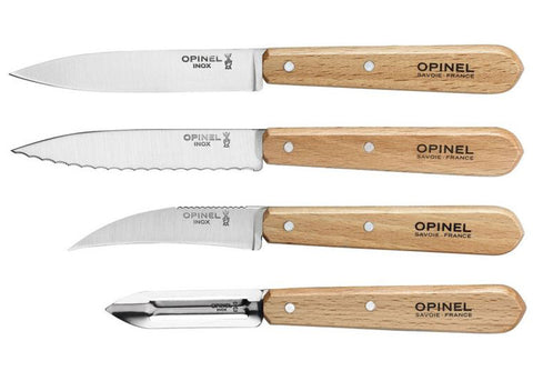 Opinel Kitchen Knife Set | Beech Wood