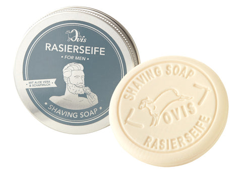 Ovis Shave Soap Tin | Sheep Milk