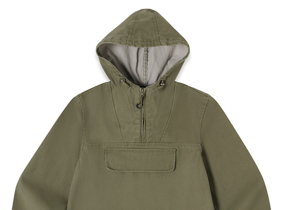 Mousqueton Larmor Hooded Smock | Vetiver
