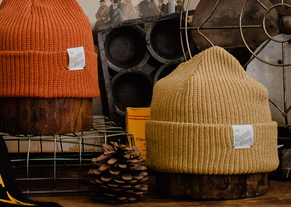 Upstate Stock Upcycled Cotton Watch Cap | Straw
