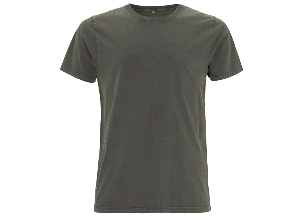 Earth Positive Organic Cotton Crewneck T-Shirt | Stonewash Grey