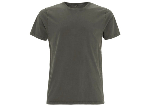 Earth Positive Organic Cotton Crewneck T-Shirt | Stonewash Grey